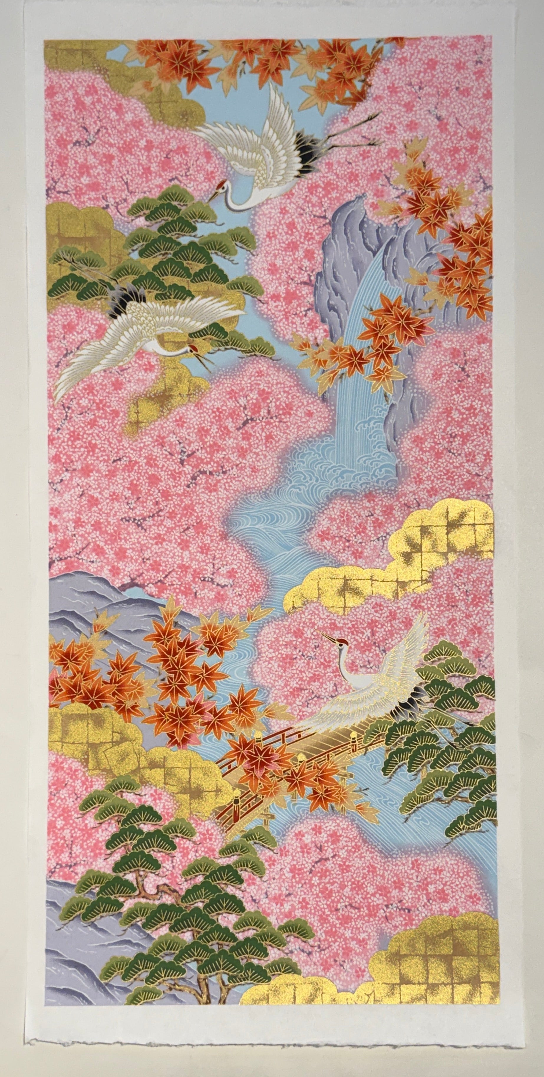 Celebratory Cherry Blossom Print