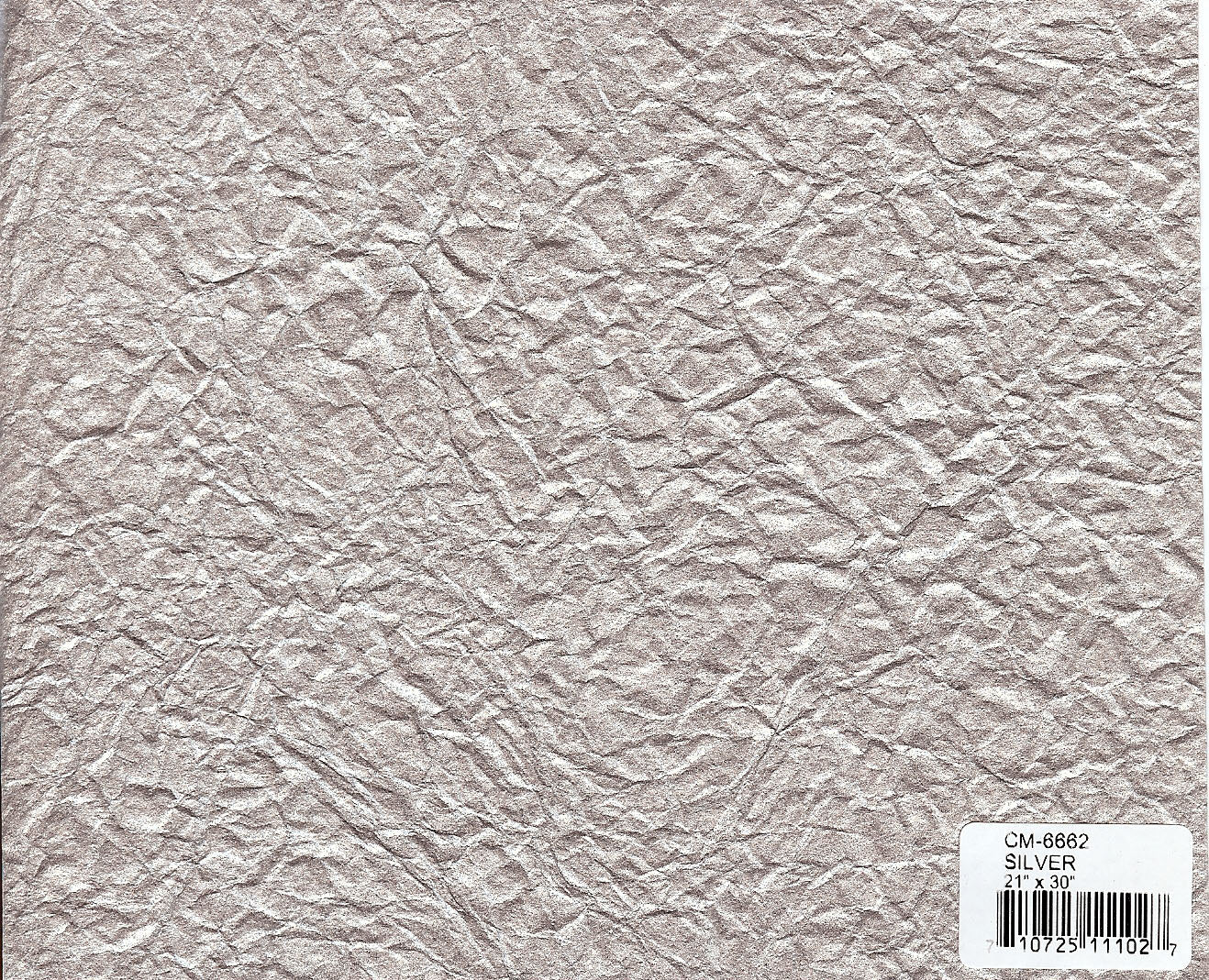 Crinkled Metallic Paper