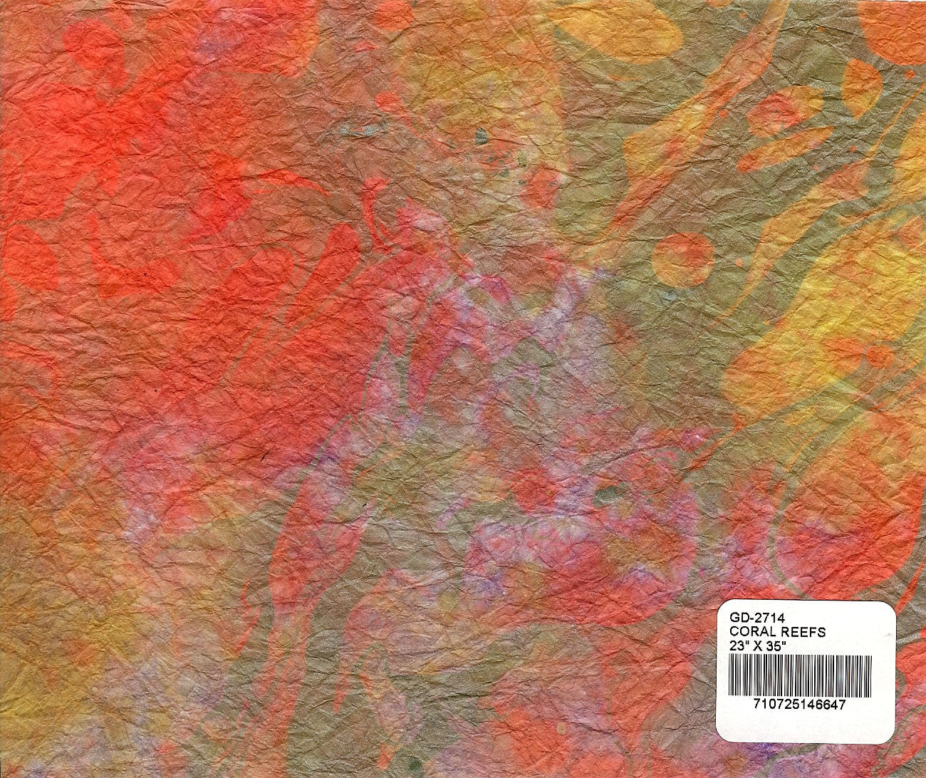 Marbled Momigami - Coral Reefs