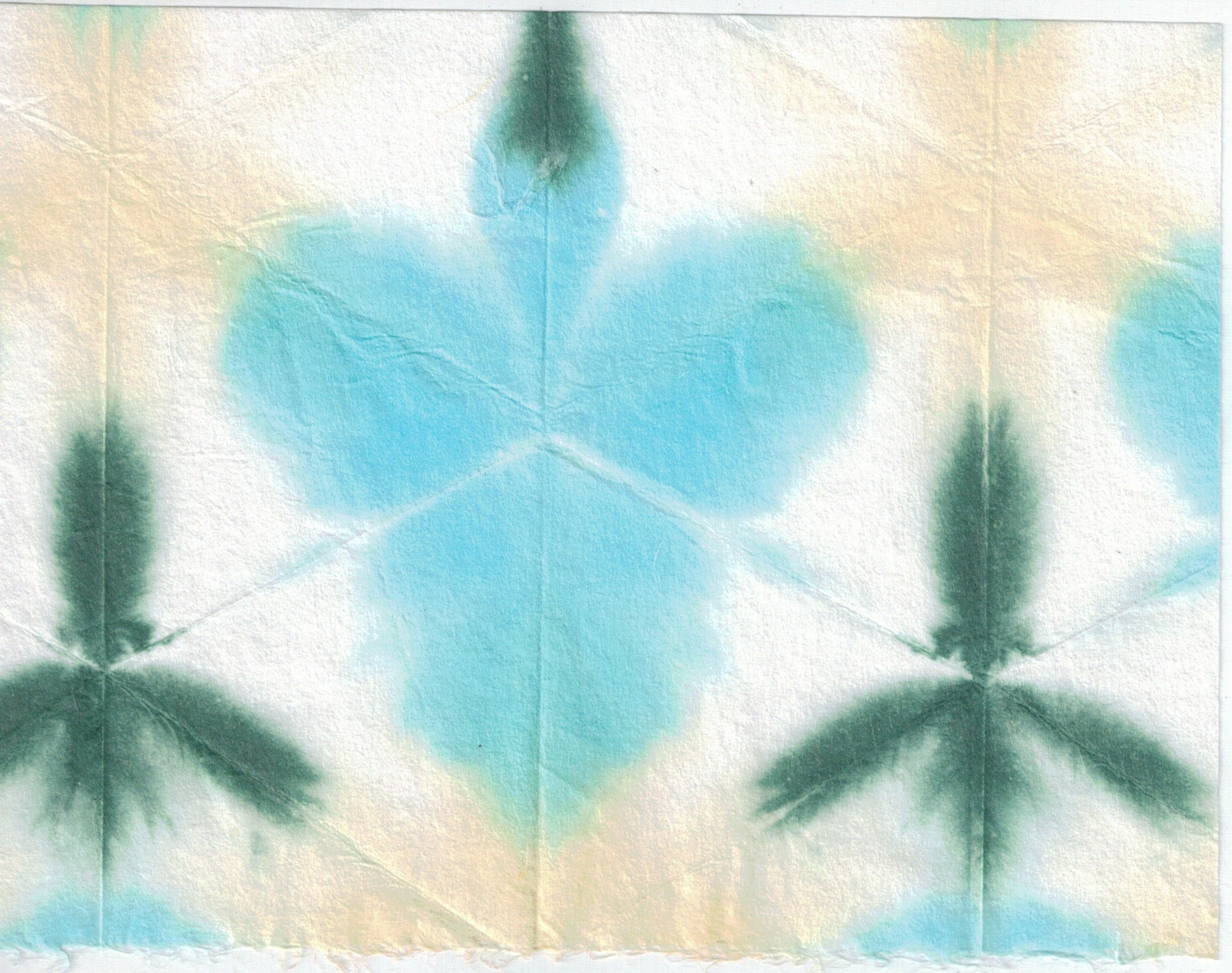 Itajime Shibori Flower