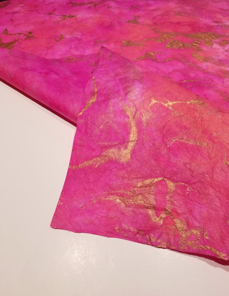 Marbled Momigami - Passion Pink