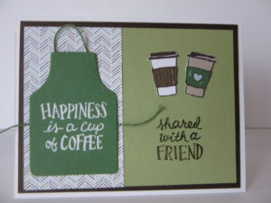 Apron of Love card, Starbucks gift card holder